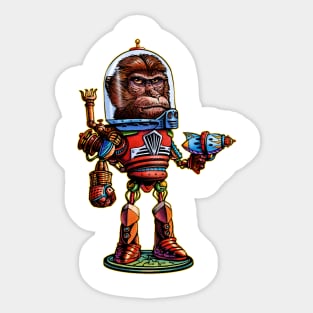 Captain Monk-o-tron 5000 Sticker